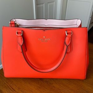 Brilliant orange Kate Spade purse